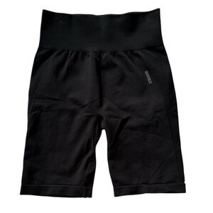 Gymshark Black High-Waisted Shorts